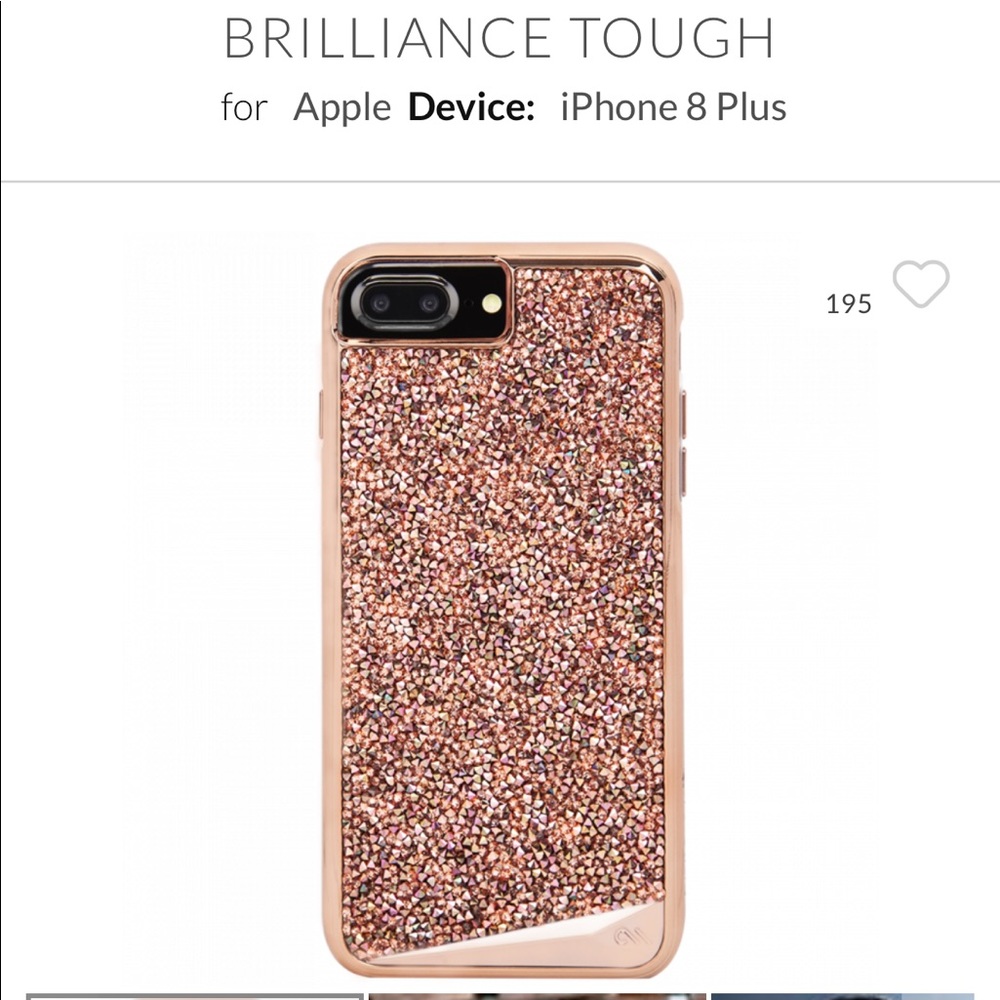 iPhone 8 Plus casemate rose gold